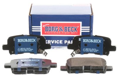 комплект спирачно феродо, дискови спирачки BORG & BECK BBP2991
