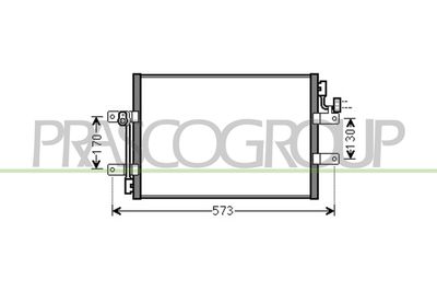 CONDENSATOR CLIMATIZARE PRASCO FT113C003