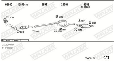 Изпускателна система WALKER VW36154