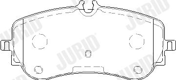 Brake Pad Set, disc brake 573832J