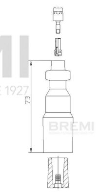 щекер, запалителна бобина BREMI 13550