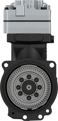 Compressor, capaciteit 636cm³, aantal cilinders: 2, type koeling: vloeibaar koelmiddel, met aandrijfschijf (nieuw, met koppeling)