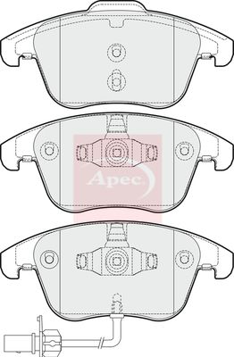 APEC Brake Pad Set, disc brake PAD1651