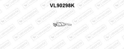 Катализатор VENEPORTE VL90298K для VOLVO 940
