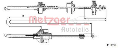 CABLU AMBREIAJ METZGER 113035