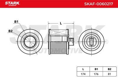 въздушен филтър STARK SKAF-0060217