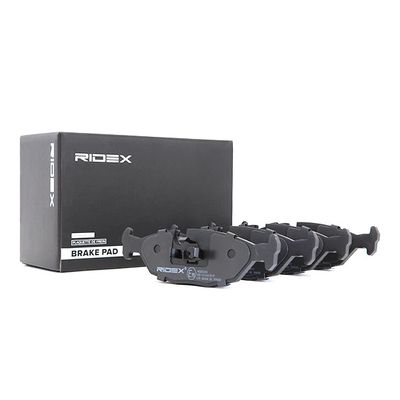 комплект спирачно феродо, дискови спирачки RIDEX 402B0348