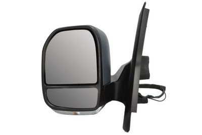 Zijspiegel Links (elektrisch, in reliëf, met verwarming, assistent rijstrookverandering, under-coated, elektrisch opklapbaar, met indicator, aerial) past: FORD TRANSIT / TOURNEO CUSTOM 12.23-