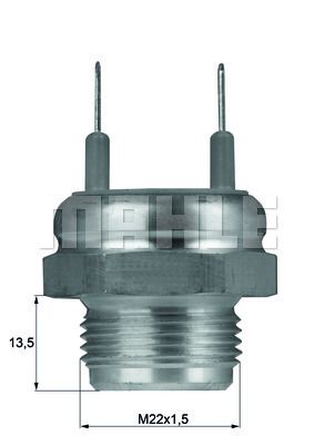 Термовыключатель, вентилятор радиатора MAHLE TSW 8D для FIAT 131