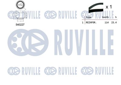 SET CUREA DE DISTRIBUTIE RUVILLE 550218 1