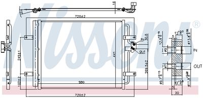 CONDENSATOR CLIMATIZARE NISSENS 940584 5