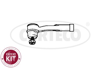CORTECO 49401656 Наконечник рулевой тяги  для SUBARU LEONE II (AB) 1600
