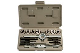 Laser Tools Metric Tap & Die Set 16pc