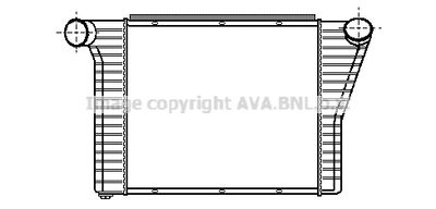 Интеркулер PRASCO VO4043 для VOLVO 760