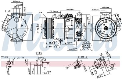 COMPRESOR CLIMATIZARE NISSENS 890144 4