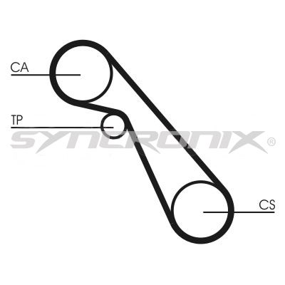 SY0703N SYNCRONIX Зубчатый ремень