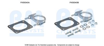 Монтажен комплект, изпускателна тръба BM Catalysts FK50343