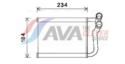 топлообменник, отопление на вътрешното пространство AVA Clever Choice HY6253