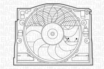 VENTILATOR RADIATOR MAGNETI MARELLI 069422273010