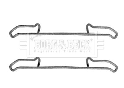 Комплектующие, колодки дискового тормоза BORG & BECK BBK1137 для VOLVO 440