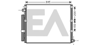EACLIMA 30C71040 Радиатор кондиционера  для LEXUS LX (Лексус Лx)