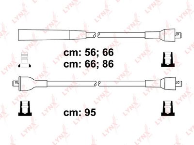 Комплект проводов зажигания LYNXauto SPC7820 для OPEL CAMPO
