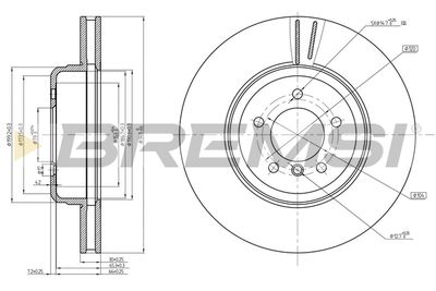 BREMSI CD8616V Тормозные диски для BMW Z4 Roadster (E89) sDrive 30 i BREMSI CD8616V Тормозные диски для BMW Z4 Roadster (E89) sDrive 30 i