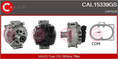 Генератор CASCO CAL15339GS для CHRYSLER 300C