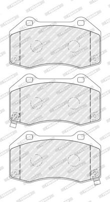 BREMSBELAGSATZ SCHEIBENBREMSE FERODO FDB5382 1