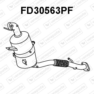 VENEPORTE FD30563PF Катализатор для FORD TRANSIT V363 c бортовой платформой/ходовая часть (FED, FFD) 2.0 EcoBlue RWD