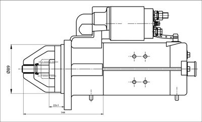 Startér PRESTOLITE ELECTRIC 861039