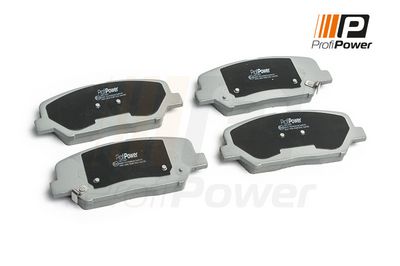 stabdžių trinkelių rinkinys, diskinis stabdys 1B1207 ProfiPower