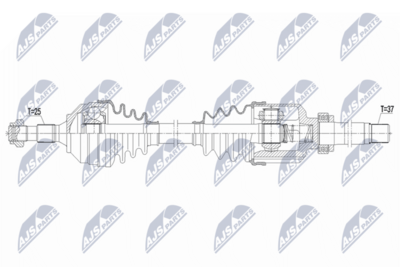 Wał napędowy NTY NPW-CT-155