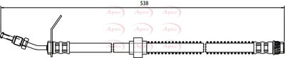 APEC Brake Hose HOS3673