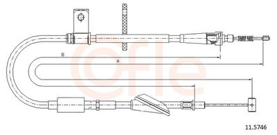 CABLU FRANA DE PARCARE