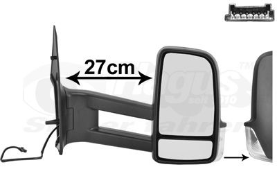 Наружное зеркало VAN WEZEL 5862826 для VW CRAFTER