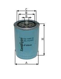 Масляный фильтр SAMPIYON FILTER CS 1407 1 для UAZ 31512