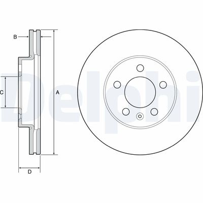 DISC FRANA DELPHI BG4963C