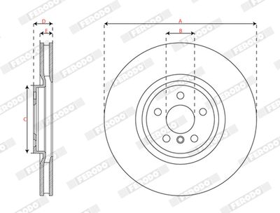 DISC FRANA FERODO DDF3025LC1 2