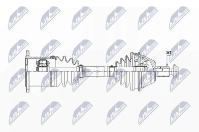 полуоска NTY NPW-WW-211