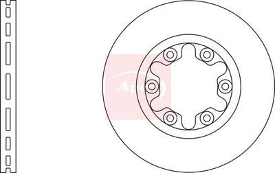 APEC Brake Disc DSK2320