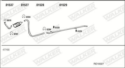 Изпускателна система WALKER RE10027