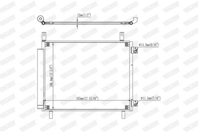 CONDENSATOR CLIMATIZARE WALKER WCD00375 6
