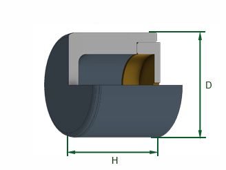 Tłoczek, zacisk hamulca FRENKIT P605006