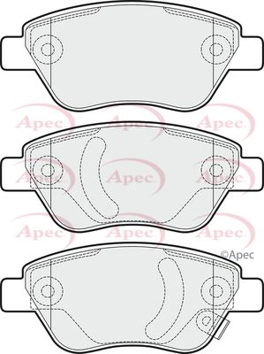 Brake Pad Set APEC PAD1521