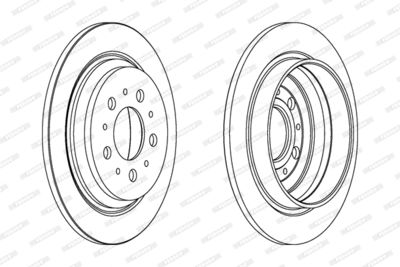 DISC FRANA FERODO DDF1259 1