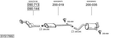 Układ wydechowy BOSAL SYS17682