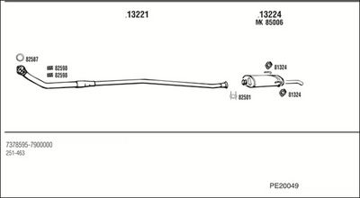 SISTEM DE ESAPAMENT WALKER PE20049