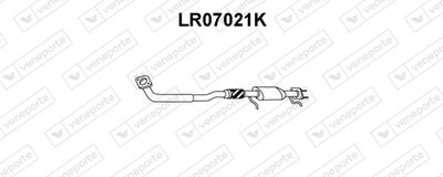 Катализатор VENEPORTE LR07021K для LAND ROVER FREELANDER