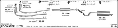 Układ wydechowy IMASAF 575000066